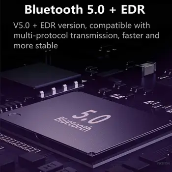Bluetooth 5.0 + EDR Audio Vysielač, 3,5 MM Jack, AUX Stereo Adaptér Bezdrôtovej siete Pre TV, PC AUX Ovládač-Free Audio Modul Vysielača