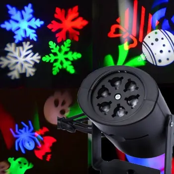 Hot Predaj Laserový Projektor Svietidlá LED Fáze Sneženie na Vianočný Večierok Krajiny Ľahké Záhradné Lampy Vonkajšie Drop Shipping Predaj