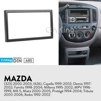Auto Fascia Rádio Panel pre Mazda Familia 1998-2004; Millenia rokov 1995-2002; MPV 1996-1999; MX-5 palubnej doske Auta Facia Doska Adaptér Rámu