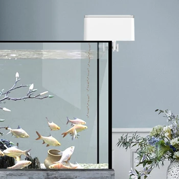 Akvarijné Ryby Nádrž Inteligentný Automatický Podávač Časovač Potravín Dávkovač 70 ml LED Digitálny Displej Kŕmenie Stroj