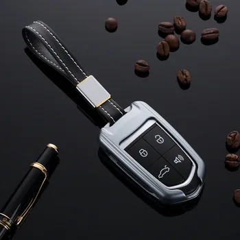 Pre Borgward Kľúča Vozidla Prípade BX5 BX6 BX7 2017 2018 Hliníkovej Zliatiny Diaľkové Ovládanie Shell Keychain Ochrany Taška na Príslušenstvo