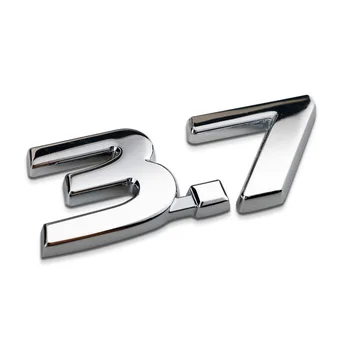 Kovové 3D 3.7 Auto Nálepky, Znak, Odznak s Logom