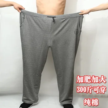 Nový príchod mužské zdravie nohavice dlhé super Veľké ležérne módne bavlna obéznych jar jeseň plus veľkosť 3XL 4XL5XL6XL7XL8XL
