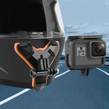 Akčná Kamera na Prilbu Bradou Mount Držiak na Stenu Adaptér Podporu pre GoPro Hero 9/8/7/5 OSMO Akcia pre Xiao Yi Akciu, Fotoaparát