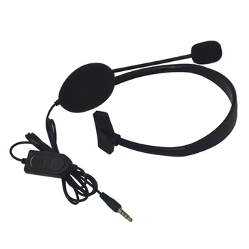 100ks Káblové herné Headset slúchadlá s Mikrofónom Slúchadlá pre PS4 hry Mini Jedného Headsetu