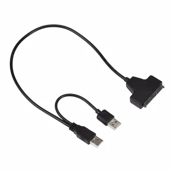USB 2.0 / SATA 7+15 Pin 22Pin Adaptér Kábel Pre 2.5