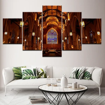 St. Michael ' s Katedrála Bazilika - Toronto 5 Kusov Múr Umenia Maľby Modulárny Tapety, Plagát, Tlač na obývacia izba Domova