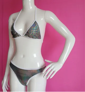 Sexy Sequin Bikiny Žien Push Up Bikini Set Brazílske Plavky S Nízkym Pásom Obväz Plavky Plážové Kúpanie Oblek Biquini Remeň