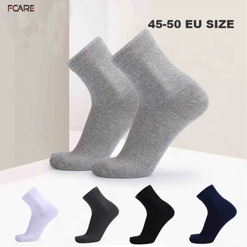 1 pár pánske ponožky farbou Potu-priedušné absorpčné business plus veľkosť 45, 46, 47, 48, 49, 50 pánske bavlnené ponožky
