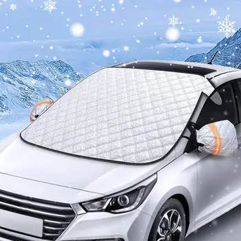 Auto Sneh Pokrýva Predné Okno Anti Zmraziť Slnečník Auto Sneh, Ľad Chránič Proti Snehu Tieni čelné Sklo Pre SUV Všetky Bežné Auto