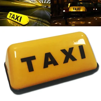 Svetlé Auto Kontrolka ABS Led 12V Príslušenstvo Univerzálne KLASU Strechy Prihlásiť Kabíny Nepremokavé signalizačná kontrolka Taxi Top Light