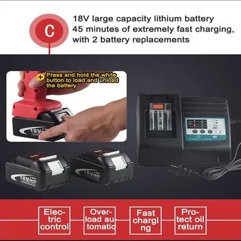 18V Lithium Ion Batéria Elektrohydraulického Drôt, Medi, Hliníka, Kliešte Kliešte Machine1PC ES-400 Elektrohydraulického Kliešte Nástroj