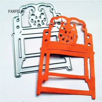 PANFELOU Ázijský štýl stoličky metal craft papier die rezanie zomrie Scrapbooking/DIY Veľkonočné svadobné Razba plesne karty