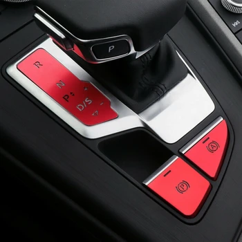 Auto Styling - A4L/Q5L Radenie Panel Pokrýva Výbava Konzoly, Multimediálne ručnej brzdy Tlačidlá Interiéru Nálepky