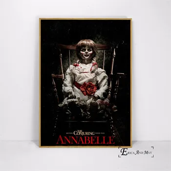 Annabelle Horor Film umelecké Diela Plagáty a Tlačí na Steny umelecké Dekoratívne Obrázok Plátno, Maľovanie Na Obývacia Izba Domova Unframe