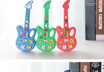 Detské Hračky, Hudba, Elektronická Gitara s 12 detské riekanky Elektronické piano Detí Gitara Hračky Veľkoobchod
