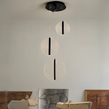FKL Moderné Akryl LED Luster Creative S Spotlight Luster Jedálenský Stôl Dlhý Bar Malý Bar Nordic Obývacia izba Lampy