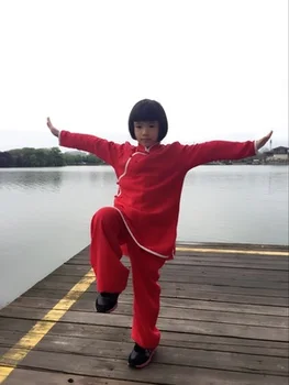 Unisex kidsr high-grade bielizeň/fax wudang tai chi vyhovuje wushu kungfu oblečenie, uniformy deti kung fu oblek