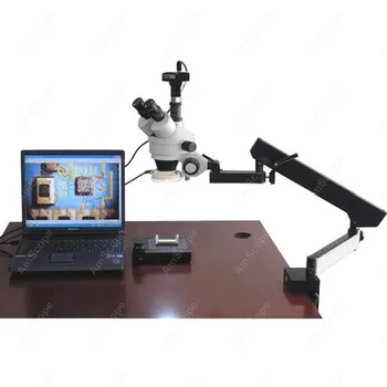 Formuloval Lupa Mikroskop--AmScope Dodávky 7X-90X Formuloval Lupa Mikroskop w Žiarivkové Svetlo + 1,3 MP Digitálny Fotoaparát