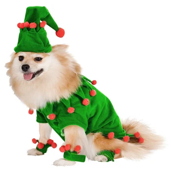 Vianočné Oblečenie Pre Psy, Bavlna Pet Oblečenie Psa Vesty Elfovia Cosplay Obliecť Kostým Prop Pet Vianoce Dekor Pet Vesta Tričko Dodávky
