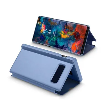 Funda Vymazať zobrazenie Samsung Galaxy A01 Azul - výklopný kryt, tapa translúcida soporte libro S-Zobrazenie