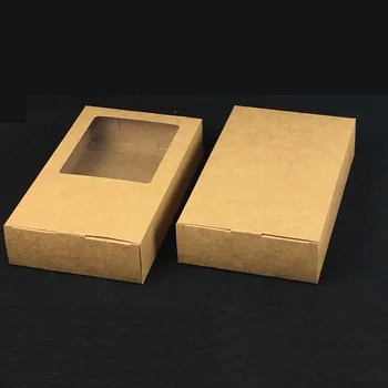 27*16.5*5.5 cm Veľké Papierové Krabice s Oknom Pekáreň Tortu Darčekové Balenie Box Papierové Krabici ,je možné vytlačiť logo. 100ks/veľa
