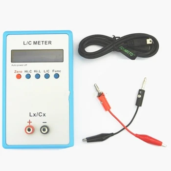 Vysoko presné Indukčnosť Kapacita Meter Ručný Merač Indukčnosti Kapacita Meter LC Digitálny Most Test Meter