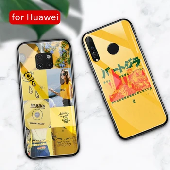 Pre Huawei mate 20 lite prípade Sklo nova 5 kryt plášťa pre Huawei mate 9 10 20 pro 20x lite RS Nova 3 3i 3e 4 4e Y9 2019