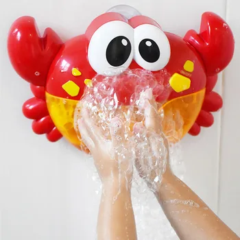 Bublina tvorca Baby Kúpeľ Hračka Zábavné Bath kraby Bublina Maker Bazén, Plávanie Vaňou Mydlo Stroj Hračky pre Deti Deti