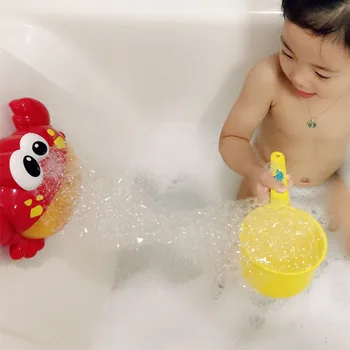 Bublina tvorca Baby Kúpeľ Hračka Zábavné Bath kraby Bublina Maker Bazén, Plávanie Vaňou Mydlo Stroj Hračky pre Deti Deti