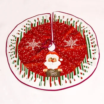 Vianočný Stromček Sukne Koberec Strany Ozdoby, Vianočné Dekorácie pre Domov Non-tkané Cartoon Santa Vianočný Strom Sukne, Zástery 90 cm