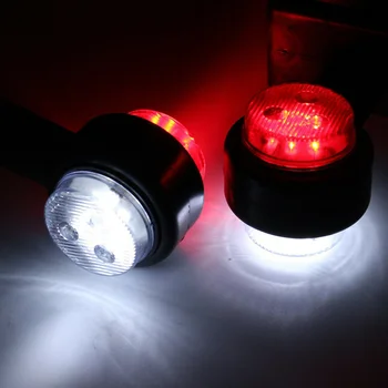 Nové 2ks 12V LED prípojné Vozidlo, Bočné Obrysové Svetlá Osnovy Stonka Lampa 20 CM