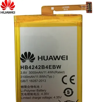 Hua Wei Náhradné Batérie Telefónu HB4242B4EBW Pre Huawei honor 6 H60-L01 H60-L02 H60-L11 H60-L04 česť 4X 3000mAh+Bezplatné Nástroje