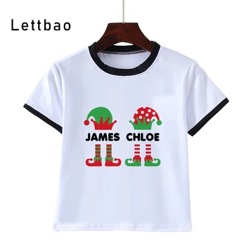 Veselé Vianoce Deti Deti je Grafické T-Shirt Móda Kawaii Tshirts Dieťa Vytlačené Bežné Tričko Bežné Topy T-Shirt