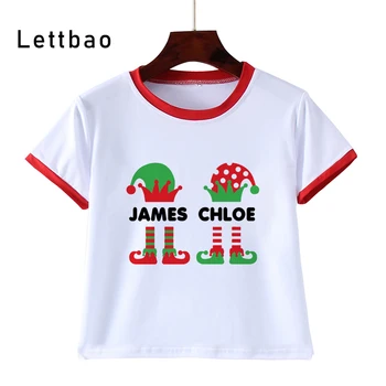 Veselé Vianoce Deti Deti je Grafické T-Shirt Móda Kawaii Tshirts Dieťa Vytlačené Bežné Tričko Bežné Topy T-Shirt