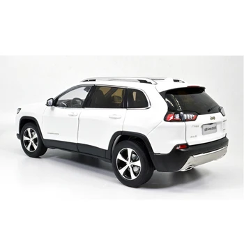 1/18 1:18 1 18 Rozsahu Nový Jeep Cherokee 2019 Biela Statické Simulácia Diecast Zliatiny Miniatúrny Model Auta Otvorených Dverí