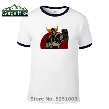 UFO Robot Grendize Mazinger Z nasce dalla T Shirt Mužov Vintage Warrio Manga Bavlna Kolo Krku TeeShirt Komické krátky rukáv T-shirt