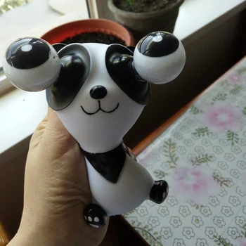 MYHOESWD Zábavné Vynikajúce Oči Medveď Kačica Hračka Panda Stôl Hračky Office odbúranie Stresu Hračky Squeeze Stres Autizmus Náladu Úľavu Gadget