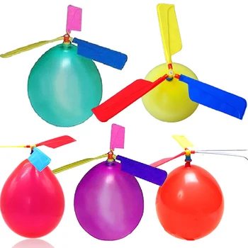 2 ks/veľa Plastové Balón Svadby, Narodeniny, Party Dekor Lietadla Vrtuľu Životného prostredia Balón Balenie Pevné Farebné Balóny