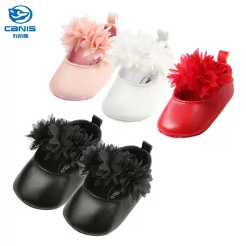 Krásne Baby Girl Luk Dekor Princezná Topánky Bežné Batoľa Detská Moccasin Sandále, Veľkosť 0-18 M