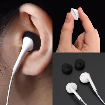 1Pair Mäkké Silikónové Airpods Slúchadlá puzdro Silikón Antislip Ucho Pre Apple In-Ear AirPod Earplug 2020