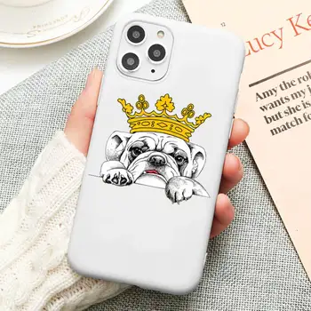 Roztomilý kreslený psa Telefón puzdro Pre iPhone 12 mini 12 PRO Max 11 pro XS MAX 8 7 6 6 Plus X XR kryt