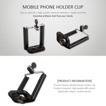 Pre iPhone X 8 7 6 proso Samsung Huawei mobilný telefón statív držiak U-tvarované samospúšť klip pre mobilné inteligentné telefóny