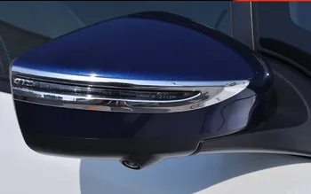 ABS chrome auto príslušenstvo spätné bočné zrkadlo pokrytie spp výbava Pre Nissan Leaf ZE1 2017 2018