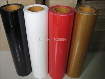 Najnovšie horúce predaj Kórea 30 farby PVC prenos tepla vinyl na gartments logo alebo team oblečenie číslo 1 roll veľkosť: 50 cm*25m