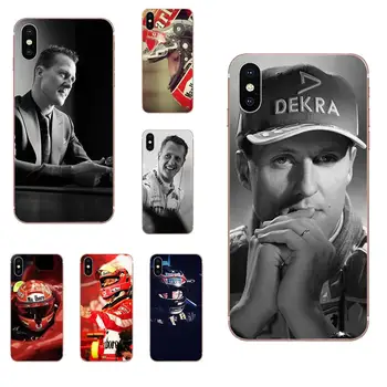 Michael Schumacher Mäkký Kryt Pre Apple iPhone 4 4S 5 5C 5S SE SE2020 6 6 7 8 11 Plus Pro X XS Max XR