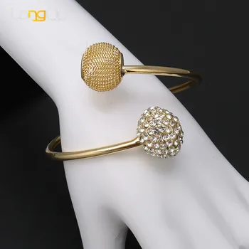 2016 Dubaj Afriky Zlata-farebná Šperky Watkins Svietidla Náhrdelník Prívesok Náramok, Náušnice, Prsteň Svadobné Overgild Šperky Sady