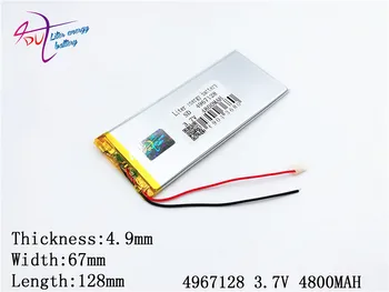 Najlepšie batérie značky 1PCS Predávajú ako horúce koláče 4967128 3,7 V 4800MAH Univerzálny Li-ion batéria pre 7 palcový tablet pc 8 palcový 9 palec