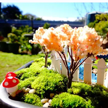 10Pcs Mini Red Mushroom Záhrada Ornament Miniatúrne Kvetináčov Víla DIY domček pre bábiky AA