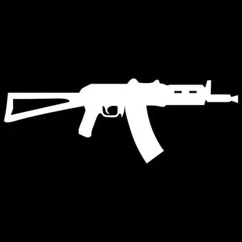 22.8*8,3 cm ruskej Krátke Útočná Puška AK-47, Nálepky Vinylové Nálepky Motocykel Stenu Styling Tapety